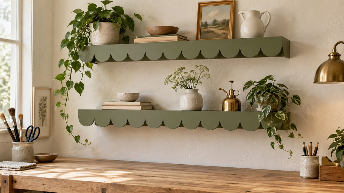 How Do You Add Scalloped Wood Trim to Shelves Without Making It Look Cheap?