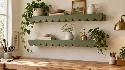 How Do You Add Scalloped Wood Trim to Shelves Without Making It Look Cheap?