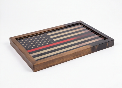 Arson Flag | Framed Thin Red Line Art