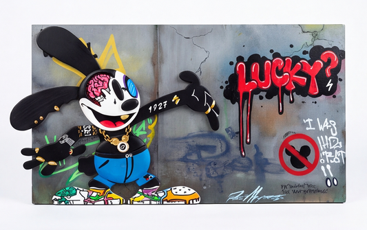 Oswald Street Art - One-of-a-Kind Dimensional Artwork