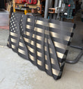 The Spec-Ops Edition: Hand-Sculpted Waving Tactical Wooden American Flag